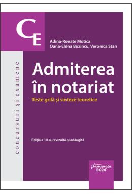 Copertă produs Admiterea &icirc;n notariat