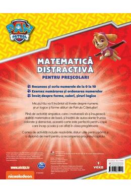 Copertă produs Patrula cățelușilor. Matematică distractivă pentru preșcolari
