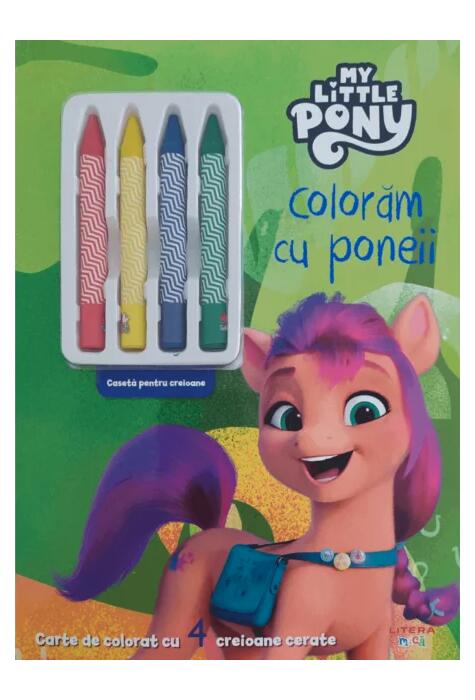 Copertă produs My Little Pony. Colorăm cu poneii