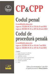 Copertă produs Codul penal. Codul de procedură penală