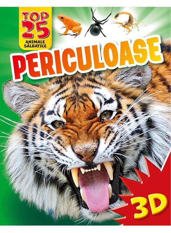 Copertă produs Top 25 animale sălbatice - Periculoase 3D - gallery big 1