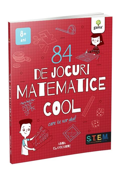 Copertă produs 84 de jocuri matematice cool