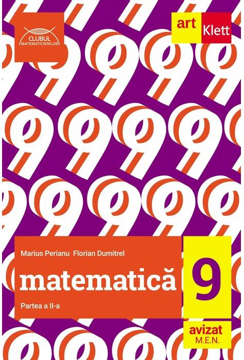 Copertă produs Matematică. Clasa a IX-a. Semestrul II. Clubul matematicienilor