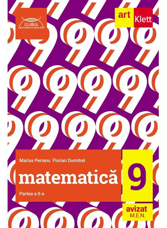 Copertă produs Matematică. Clasa a IX-a. Semestrul II. Clubul matematicienilor - gallery big 1
