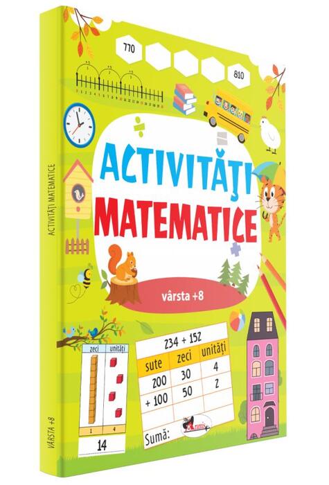 Copertă produs Activităţi matematice +8