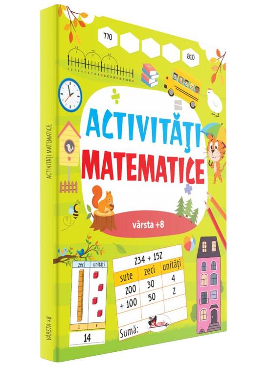 Copertă produs Activităţi matematice +8 - gallery big 1