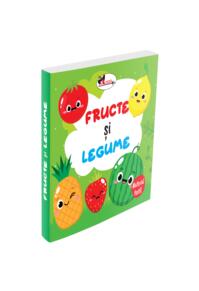 Copertă produs Fructe și legume. Carte din material textil