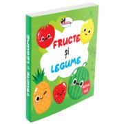 Fructe și legume. Carte din material textil