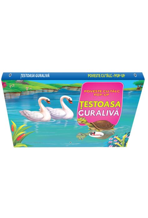 Copertă produs Poveste cu t&acirc;lc pop-up. Ţestoasa guralivă