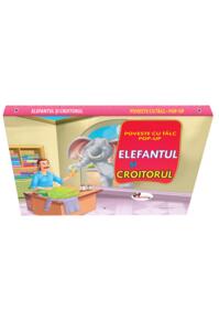 Copertă produs Poveste cu t&acirc;lc pop-up. Elefantul şi croitoruI