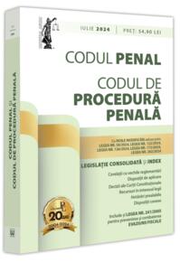 Copertă produs Codul penal și codul de procedură penală: iulie 2024