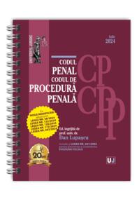 Copertă produs Codul penal și Codul de procedură penală. Iulie 2024 - Ediție spiralată