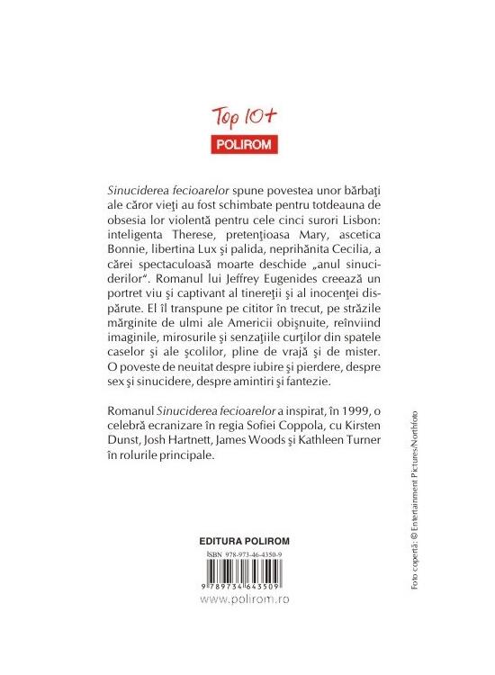 Copertă produs Sinuciderea fecioarelor - gallery big 2