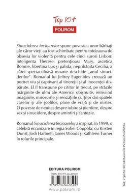 Copertă produs Sinuciderea fecioarelor