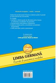 Copertă produs Limba germană. Exerciții de gramatică și vocabular