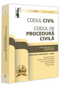Copertă produs Codul civil și Codul de procedură civilă: iulie 2024
