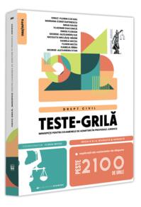 Copertă produs Teste-grilă, minispețe pentru examenele de admitere &icirc;n profesiile juridice. Drept civil. 2024