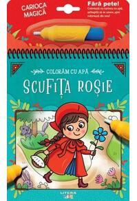 Copertă produs Colorăm cu apă. Scufița roșie