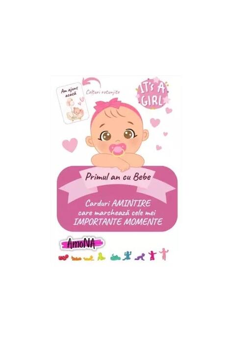 Copertă produs Cartonașe Primul an cu Bebe - Fetiță