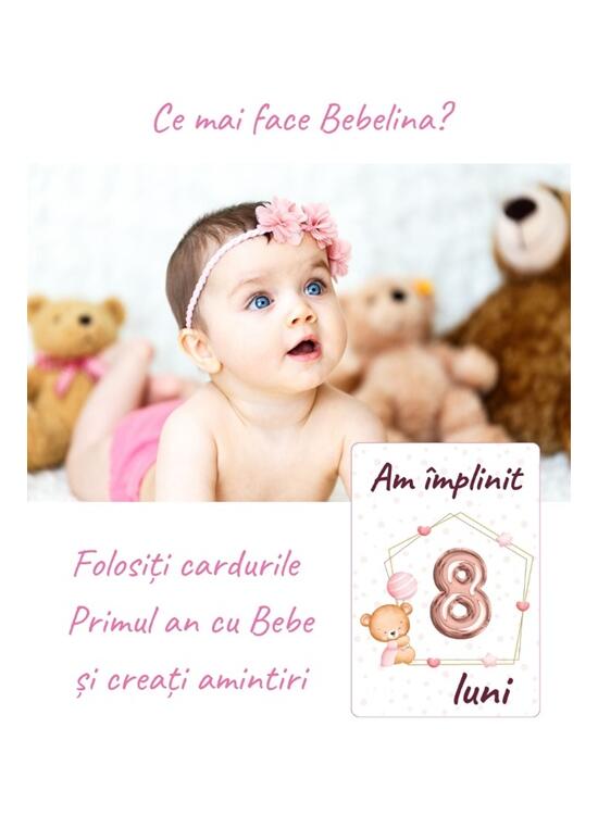 Copertă produs Cartonașe Primul an cu Bebe - Fetiță - gallery big 2