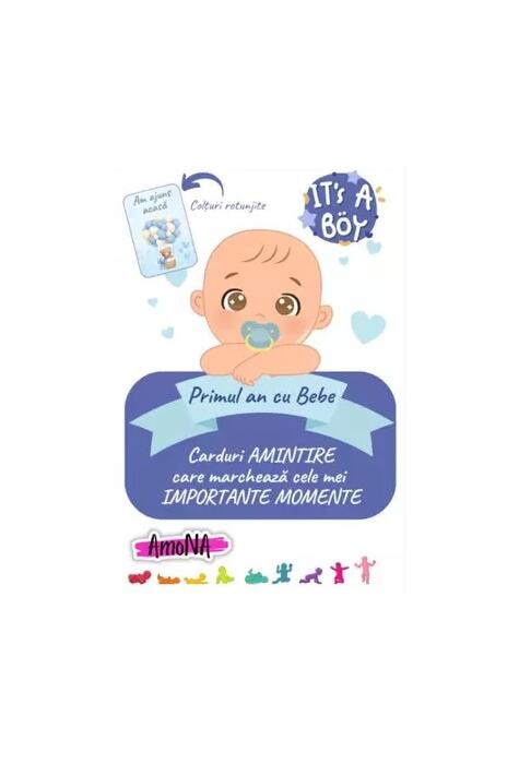 Copertă produs Cartonașe Primul an cu Bebe - Băiețel