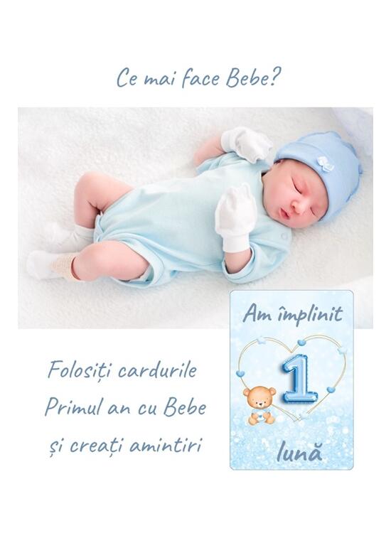 Copertă produs Cartonașe Primul an cu Bebe - Băiețel - gallery big 2