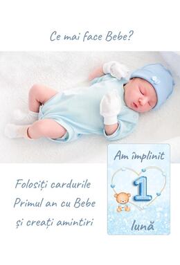Copertă produs Cartonașe Primul an cu Bebe - Băiețel