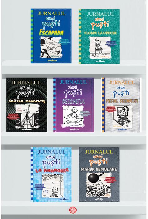 Copertă produs Pachet Seria Jurnalul unui puști II (Incomplet)