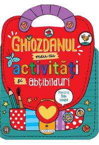 Copertă produs Ghiozdanul meu cu activități și abțibilduri pentru fete istețe!