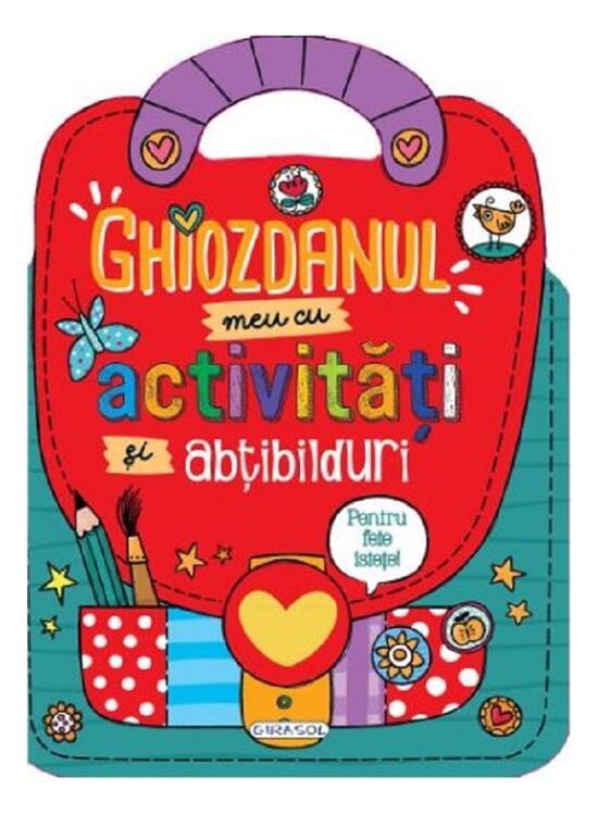 Copertă produs Ghiozdanul meu cu activități și abțibilduri pentru fete istețe! - gallery big 1