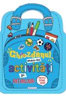 Imagine produs Ghiozdanul meu cu activități și abțibilduri pentru băieți isteți!