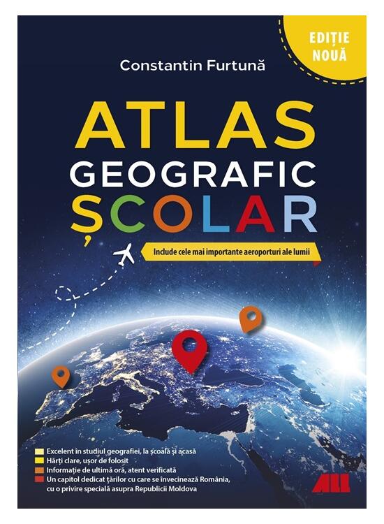 Copertă produs Atlas geografic școlar - gallery big 1