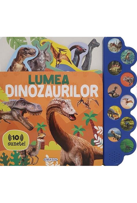 Copertă produs 10 sunete - Lumea dinozaurilor