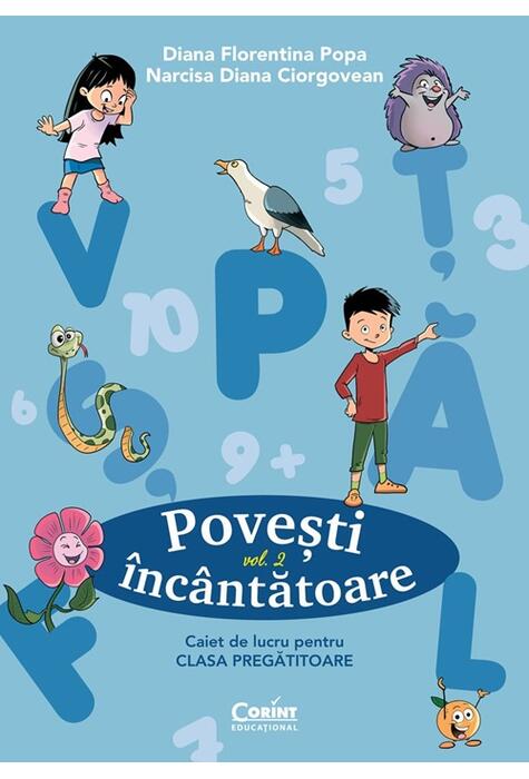 Copertă produs Povești &icirc;nc&acirc;ntătoare. Caiet de lucru pentru clasa pregătitoare (Vol. 2)