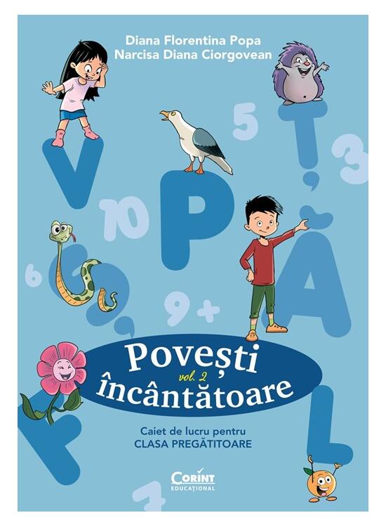 Copertă produs Povești &icirc;nc&acirc;ntătoare. Caiet de lucru pentru clasa pregătitoare (Vol. 2) - gallery big 1