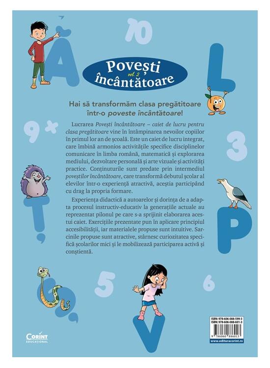Copertă produs Povești &icirc;nc&acirc;ntătoare. Caiet de lucru pentru clasa pregătitoare (Vol. 2) - gallery big 2