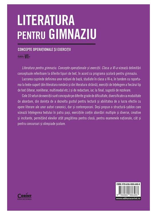 Copertă produs Literatura pentru gimnaziu - gallery big 2