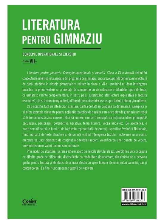 Copertă produs Literatura pentru gimnaziu - gallery big 2