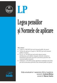Copertă produs Legea pensiilor și Normele de aplicare