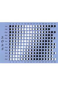 Copertă produs Calendar Fazele Lunii 2025 (carte poștală)