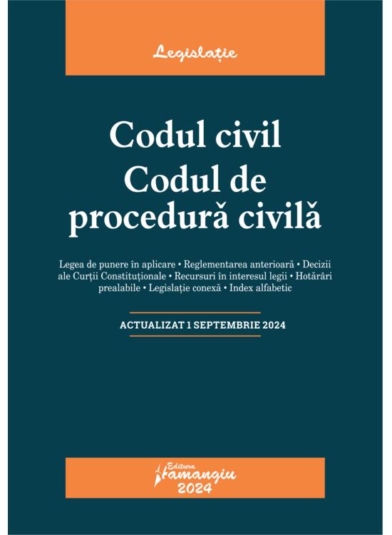 Copertă produs Codul civil. Codul de procedură civilă. Actualizat la 1 septembrie 2024 - gallery big 1