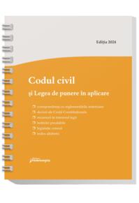 Copertă produs Codul civil și Legea de punere în aplicare. Actualizat la 1 septembrie 2024 - spiralat
