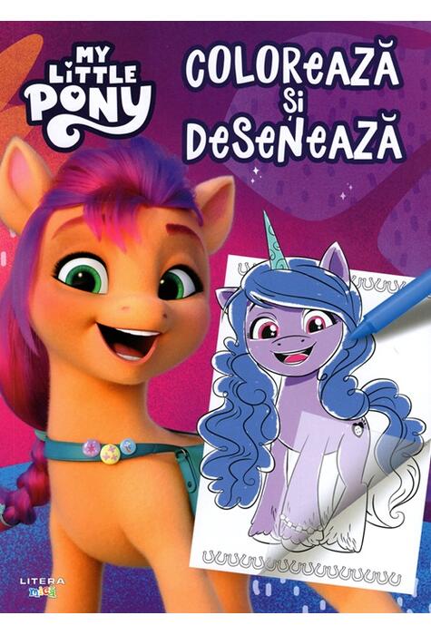 Copertă produs My Little Pony. Colorează și desenează