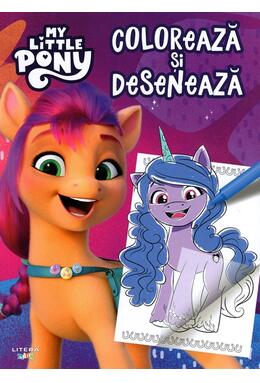 Copertă produs My Little Pony. Colorează și desenează