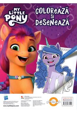 Copertă produs My Little Pony. Colorează și desenează