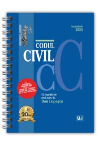 Copertă produs Codul civil Septembrie 2024 (ediție spiralată)