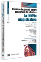 Imagine produs Proba redacțională pentru concursuri de admitere la INM / &icirc;n magistratură