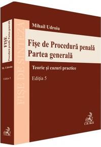 Copertă produs Fișe de procedură penală. Partea generală