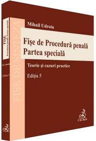 Copertă produs Fișe de procedură penală. Partea specială