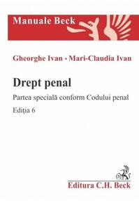 Copertă produs Drept penal. Partea specială conform Codului penal